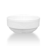 Porcelain Saturn dia.4.75" h:2" 13 oz. Round White Porcelain Bowl (Set of 4)